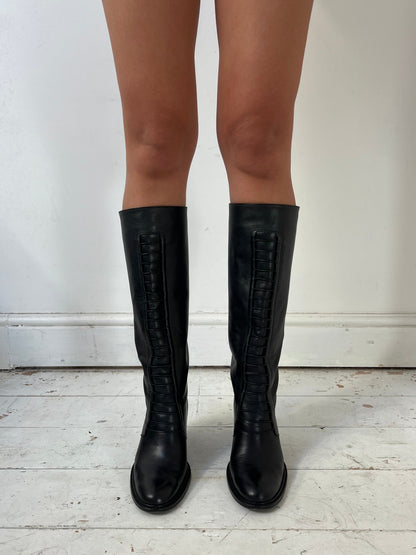 HELMUT LANG BOOTS (EU 37) | DEFAULT TITLE, Black