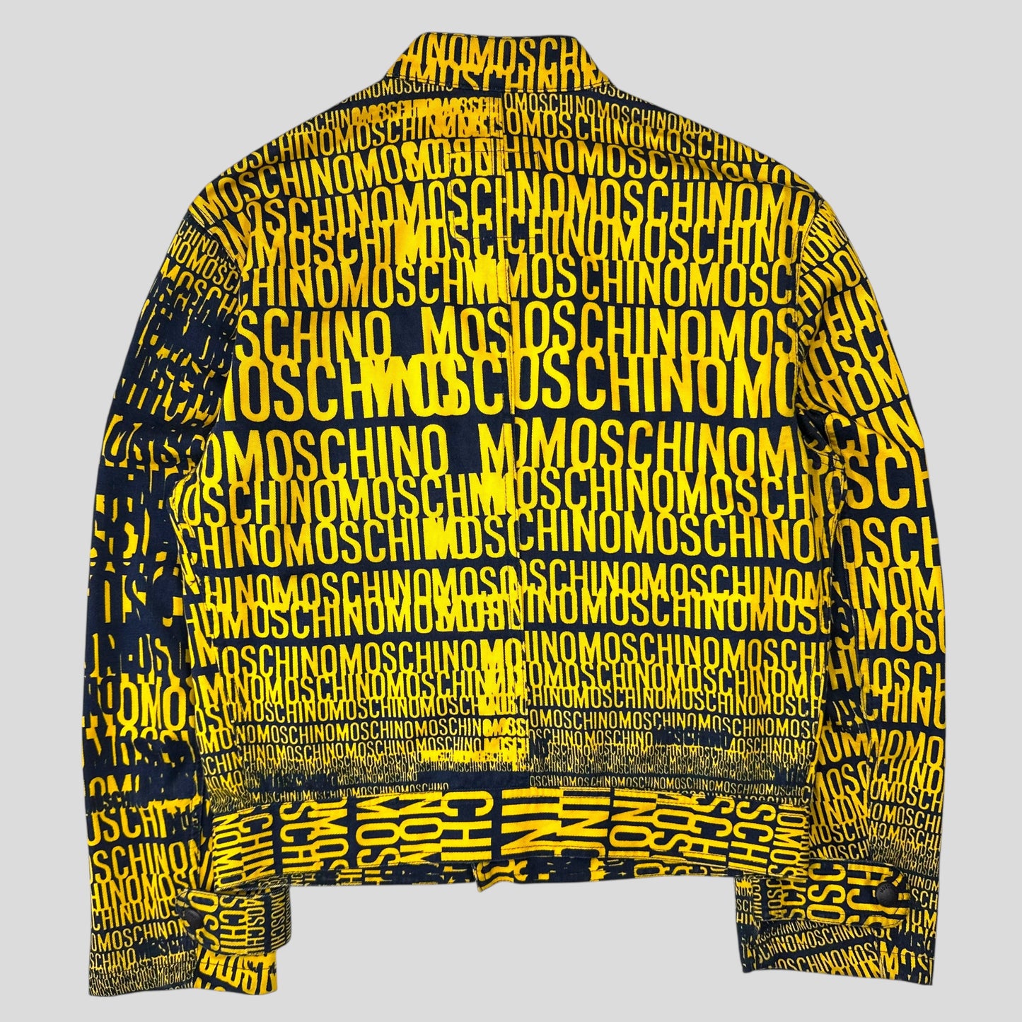 Moschino Jeans 1996 Crazy Print Cotton Jacket - IT48 (S/M) | Default Title, Yellow