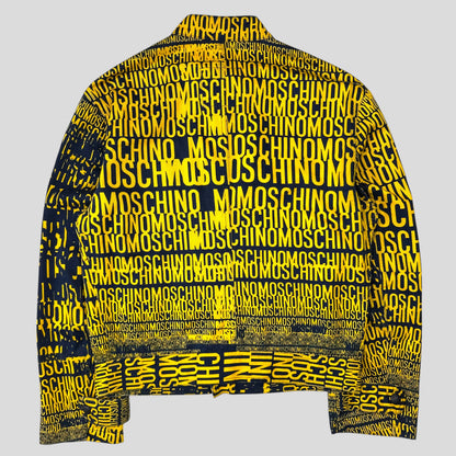 Moschino Jeans 1996 Crazy Print Cotton Jacket - IT48 (S/M) | Default Title, Yellow