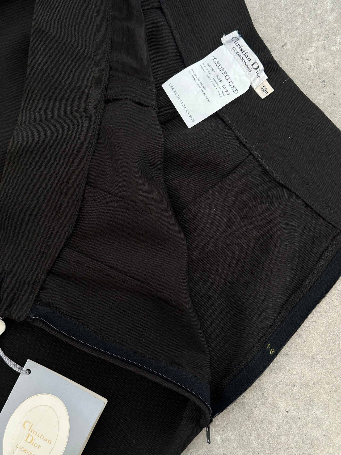 Christian Dior Coordonnes 1990s Silk Tapered Leg Trousers - W24