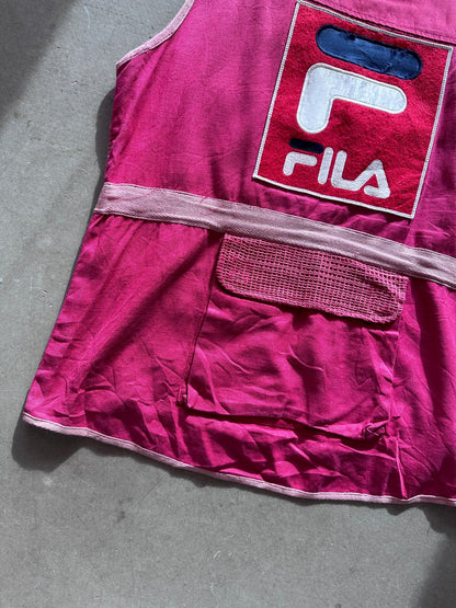 1990's Fila Mesh Vest - M | Medium, Red