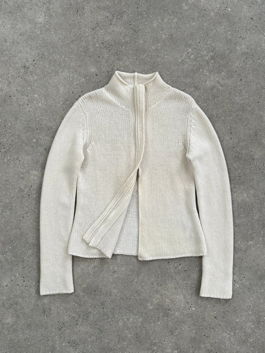 Max Mara ‘S Wool Cashmere Knitted Double Zip Cardigan - S/M