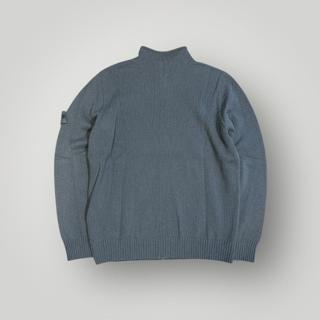 Stone Island AW/22 Ghost 100% Cashmere Zip Up Knit Jumper L BNWOT