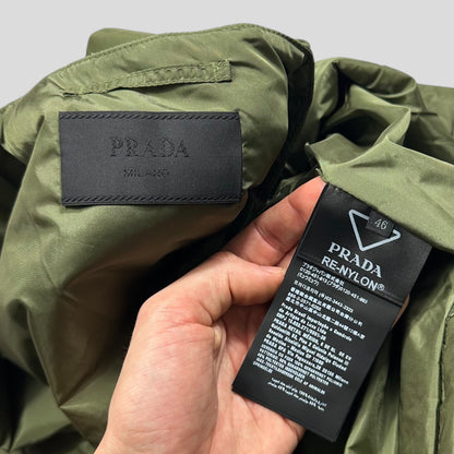 Prada 2023 Nylon Triangle Plaque Logo Padded Gilet Jacket - IT46 (S-M)