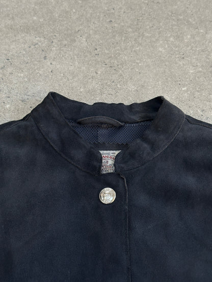 Armani Jeans Fitted Suede Jacket - M