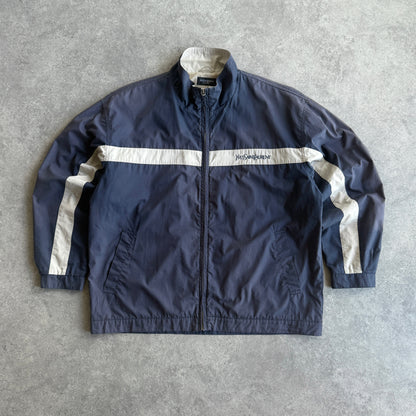 YSL 2001 lightweight spellout shell jacket (XL)