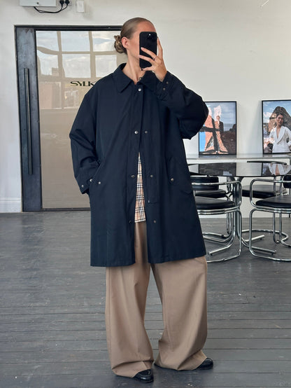 Burberry 1990s Waterproof Nova Check Trench Coat - XL/XXL