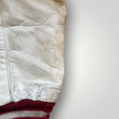 Schott Stadium 1980's Wool / Leather Varsity Jacket 48 | Default Title, Tan