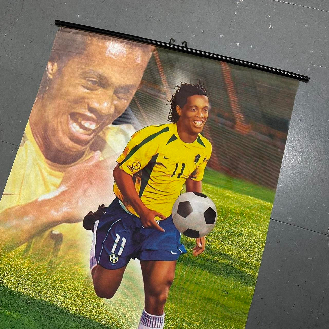 Ronaldinho Brazil Hanging Poster