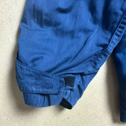 A/W 1996 Egyptian Blue Raso Gommato Dual Layer Coach Jacket