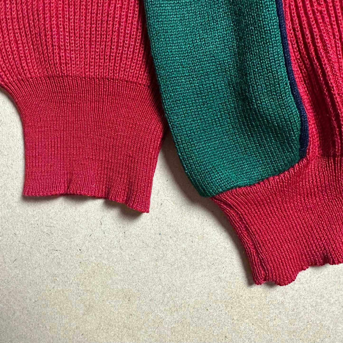 A/W 1980 C.P. COMPANY Two Tone Panelled Sweater