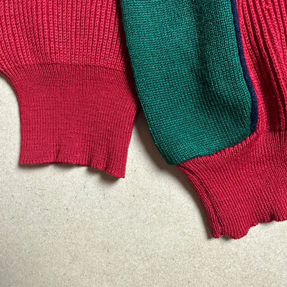 A/W 1980 C.P. COMPANY Two Tone Panelled Sweater