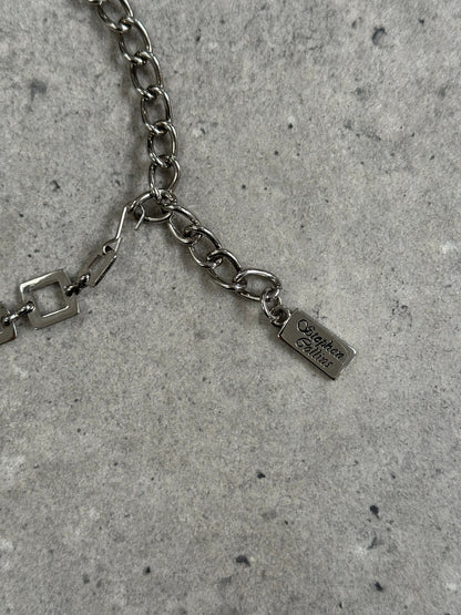 Vintage 1990s Metal Chain Belt - One size