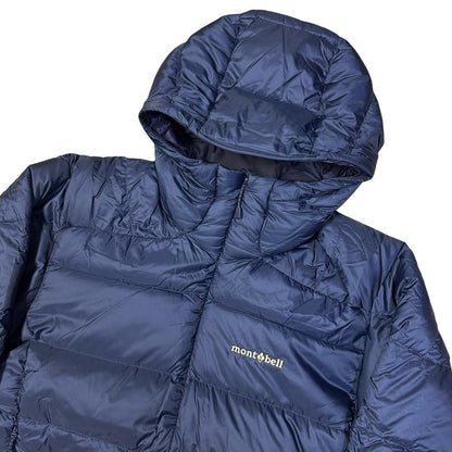 Montbell Light Alpine Down Puffer Jacket In Navy Blue ( L )