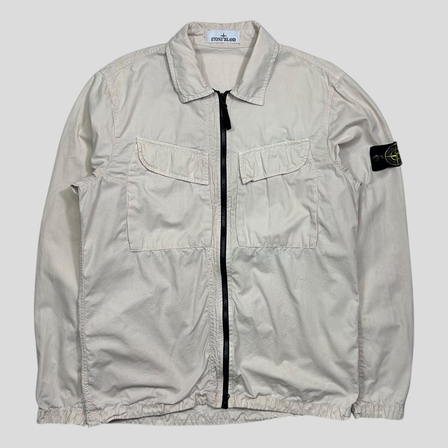 Stone Island AW22 Double Pocket Cotton Canvas Overshirt - M