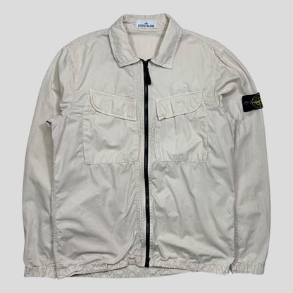 Stone Island AW22 Double Pocket Cotton Canvas Overshirt - M