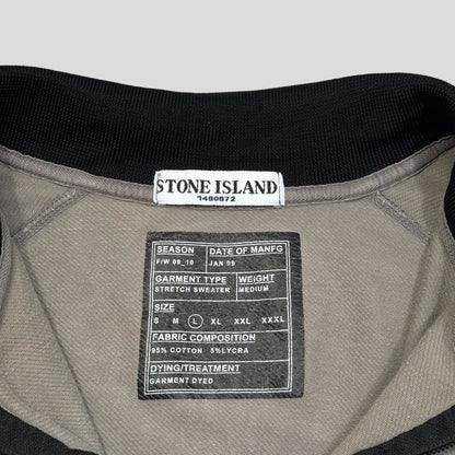 Stone Island SS09 1/4 Zip Cotton Pullover - M