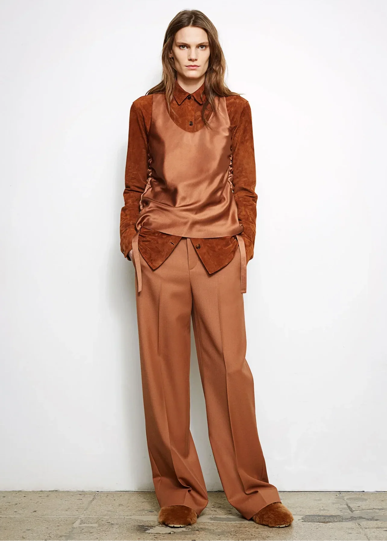 Helmut Lang F/W 2016 shearling mules