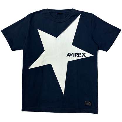 Avirex Star T-Shirt In Navy ( L )