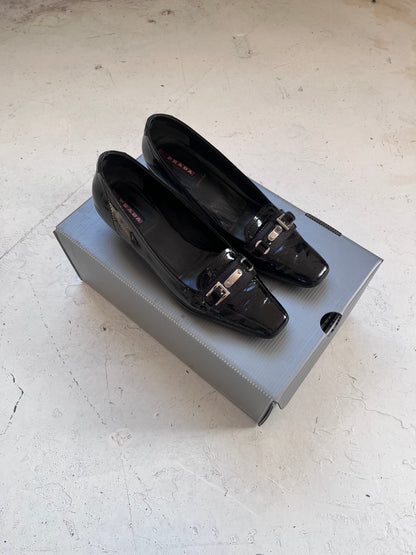 Fw2005 prada sport heels | BLACK, Black