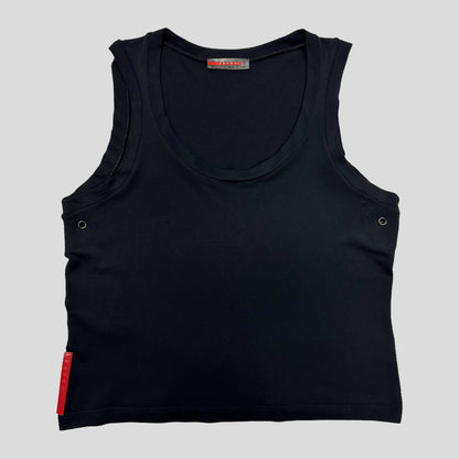 Prada Sport 00’s Cropped Technical Vest - M/L