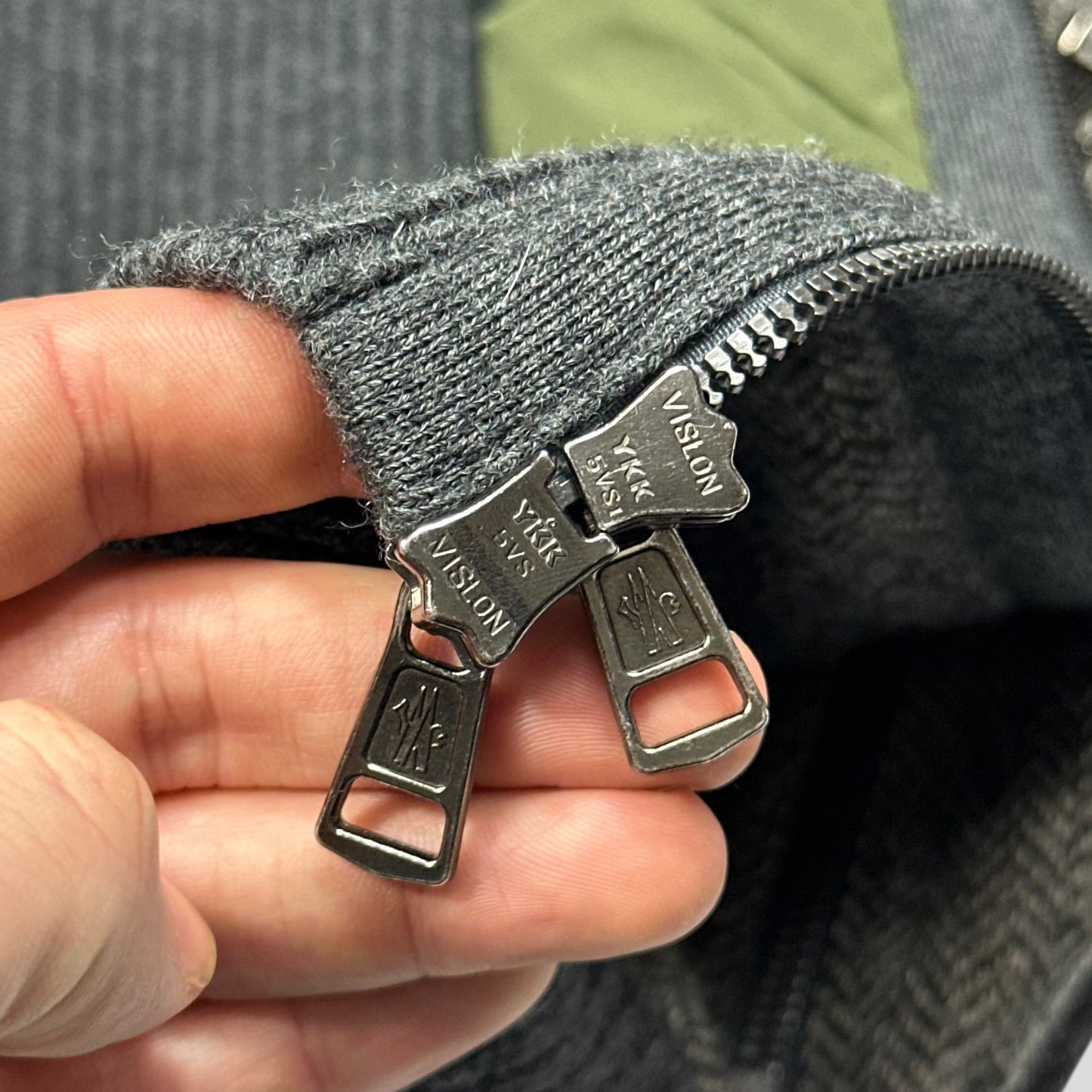 Moncler Wool & Nylon Maglione Tricot Cardigan Jacket - L (M)