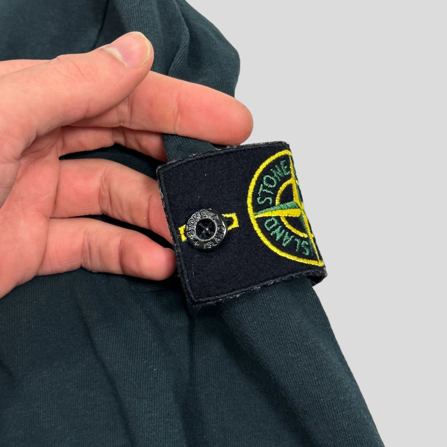 Stone Island Badged Longsleeve T-shirt - M