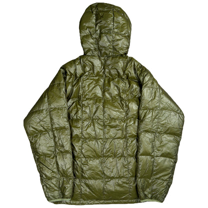 Montbell Superior Down Parka Puffer Jacket In Khaki Green (L) | Large, Green