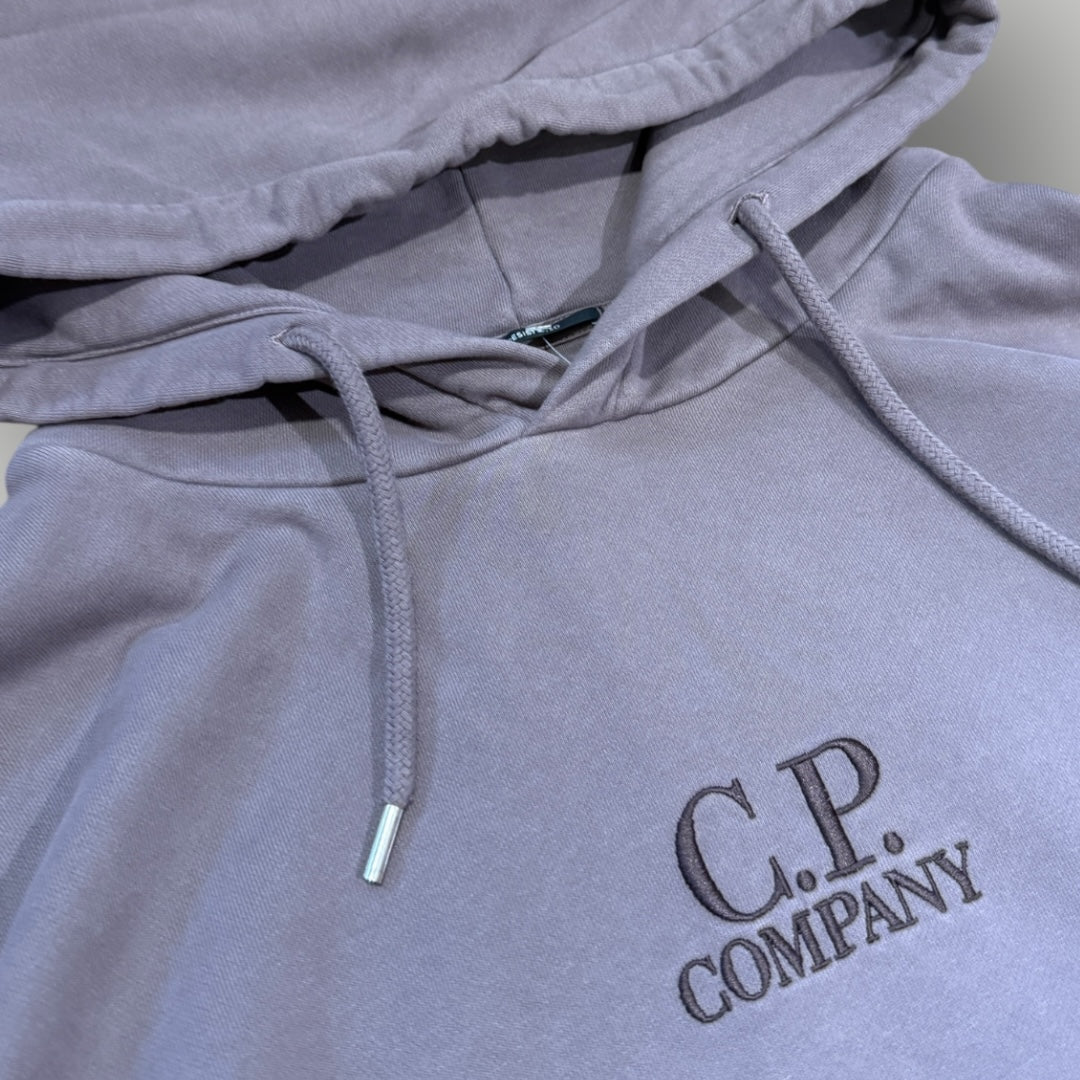 C.P. Company Cotton Diagonal Fleece Hooded Jumper L BNWT