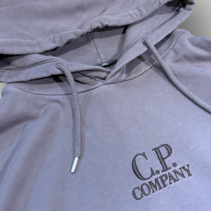 C.P. Company Cotton Diagonal Fleece Hooded Jumper L BNWT