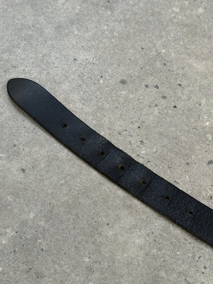 Vintage Chrome Leather Belt W34-38