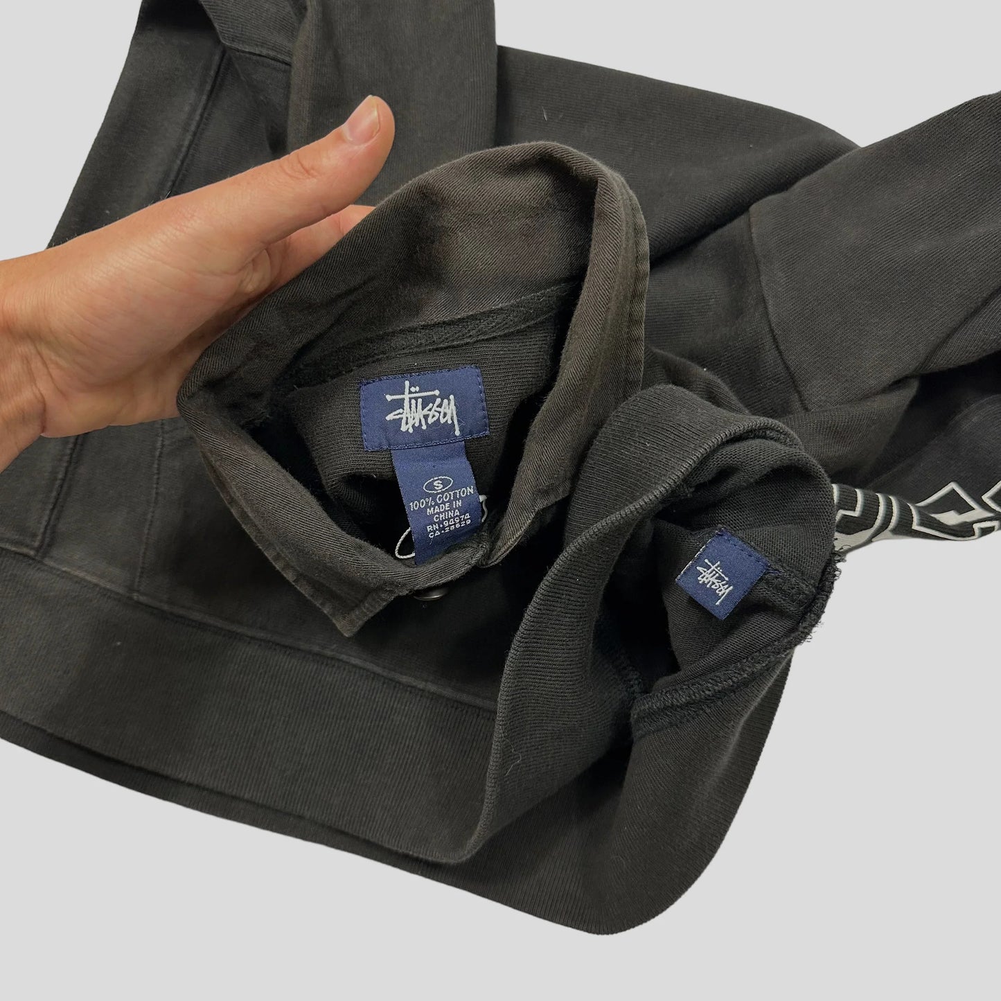 Stussy 90’s Rugby Spellout Jumper - M