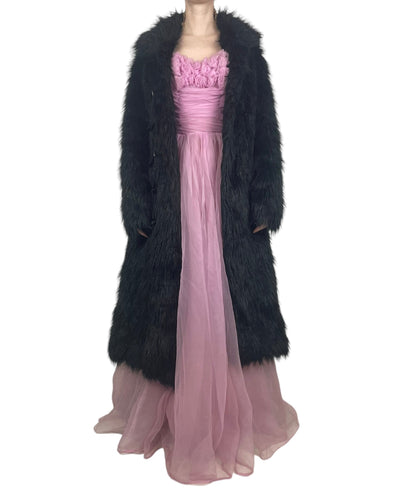 Y2K Necessary Evil faux fur coat