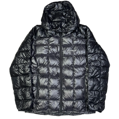 Montbell Superior Down Parka Puffer Jacket In Black & Grey ( L )