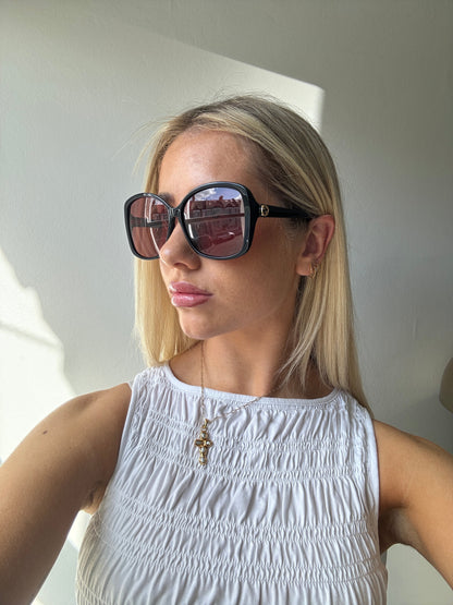 2010s Gucci Oversized Sunglasses | O/S, Multicoloured