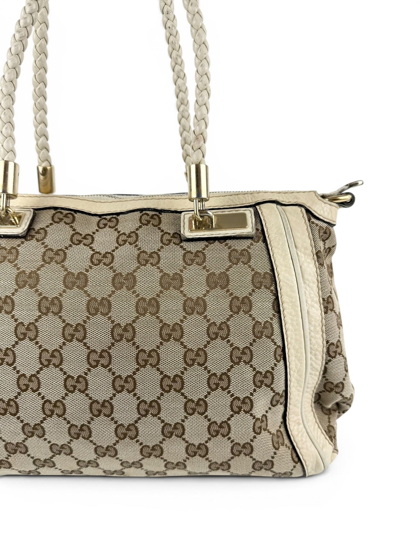 Vintage 90s Gucci GG Monogram Bella Handbag | O/S, Multicoloured