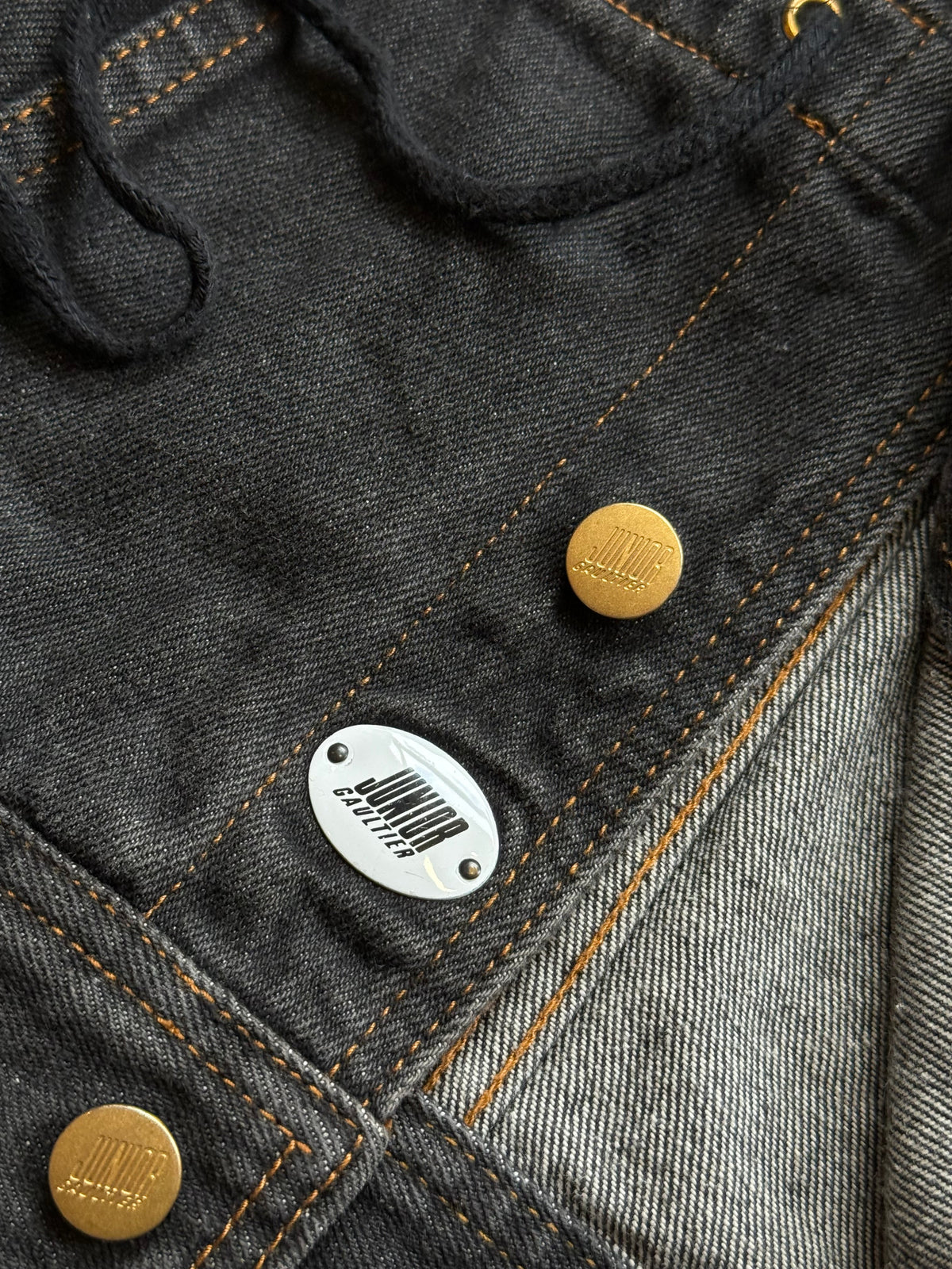 2000's Jean Paul Gaultier Denim Jacket M | O/S, Dark Blue