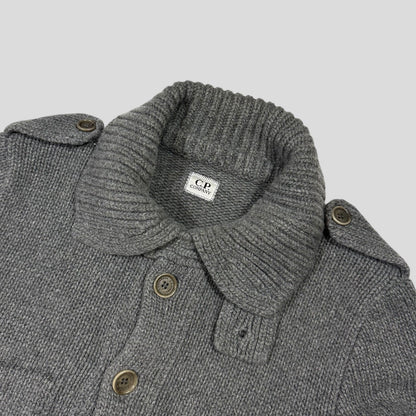 CP Company 00’s Thick Italian Wool Multipocket Cardigan - M