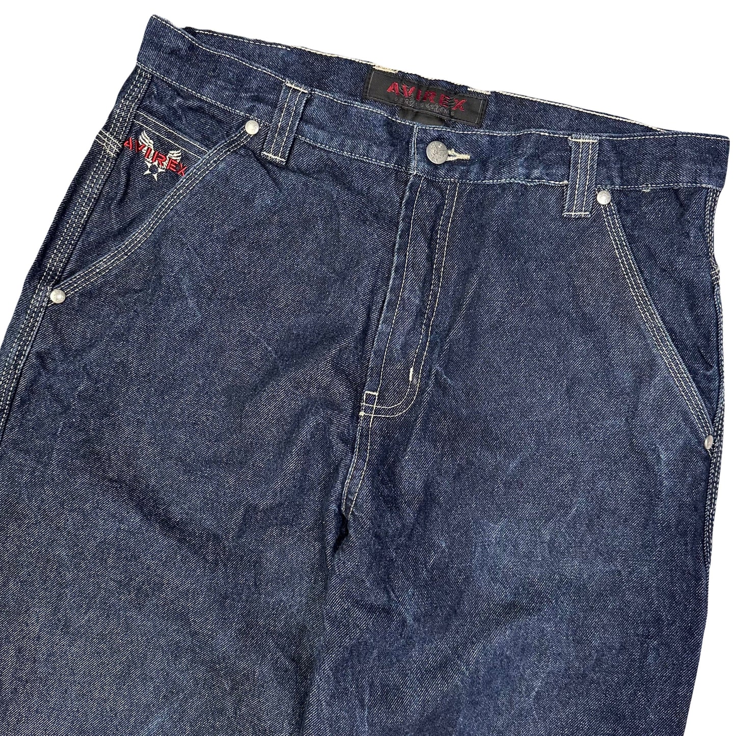 Avirex Jeans In Navy ( W32 )