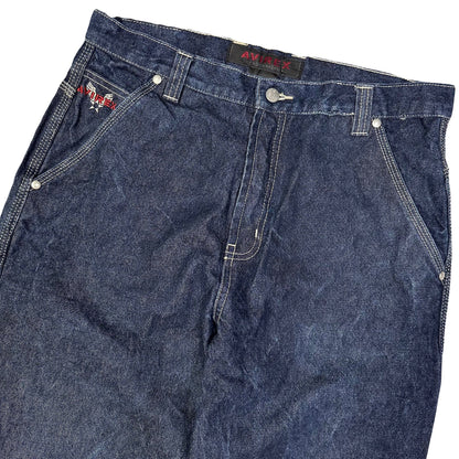 Avirex Jeans In Navy ( W32 )