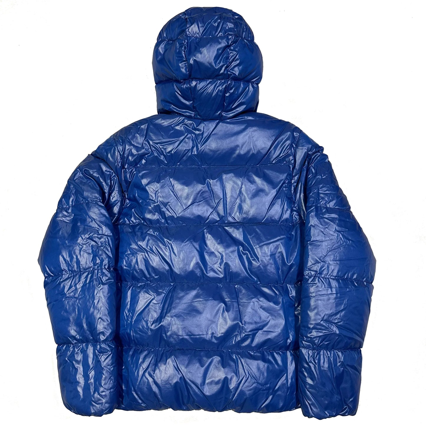 Duvetica Puffer Jacket In Blue & White ( M )