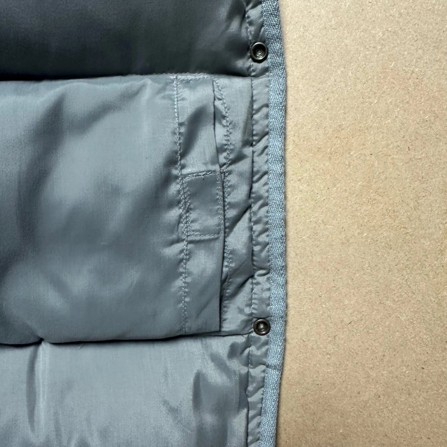 A/W 1993 Chrome Silver Goose Down Reflective Gilet