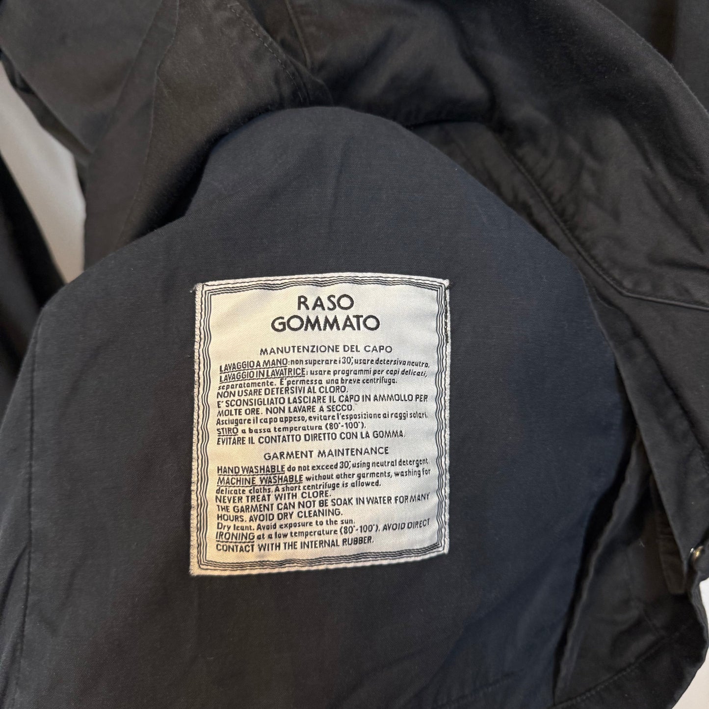 90’s Stone Island Raso Parka Jacket (XL) | XL, Black