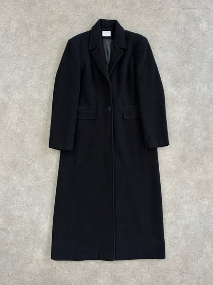 Vintage 1990s Wool Floor Length Coat - S/M
