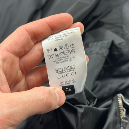 Gucci 2012 Nylon Monogram GG Web Logo Bomber Jacket - IT52 (L)