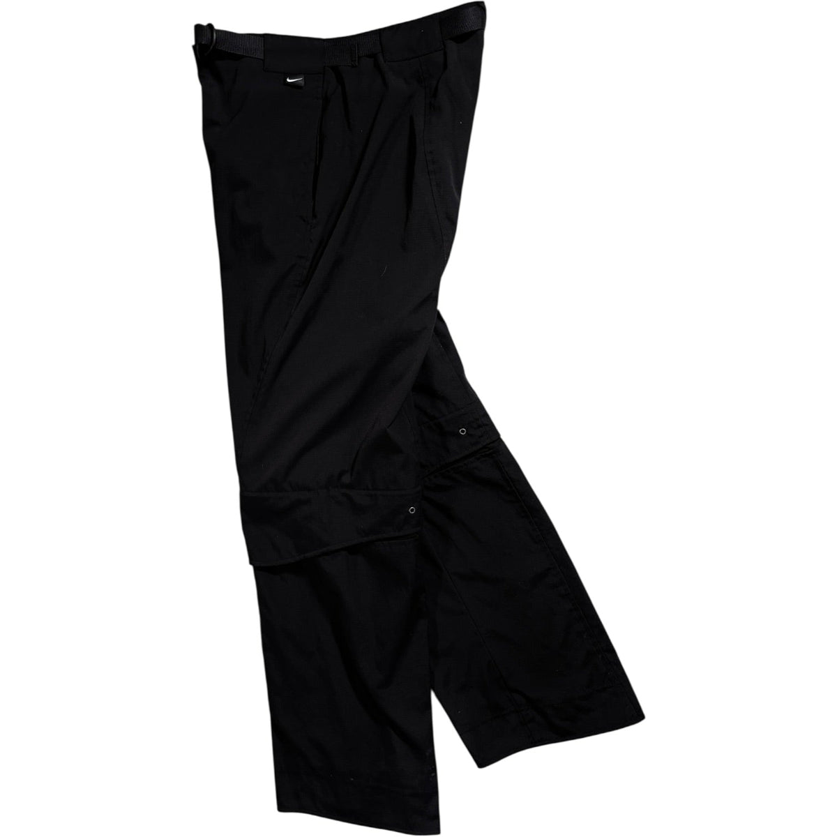 Nike 00’s Convertible Ripstop Pants W32 | W32, Black