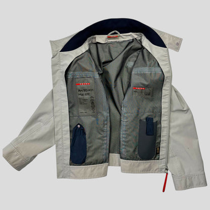 Prada Sport SS00 Goretex Moto Jacket with Neoprene Multipockets - IT50 (M)
