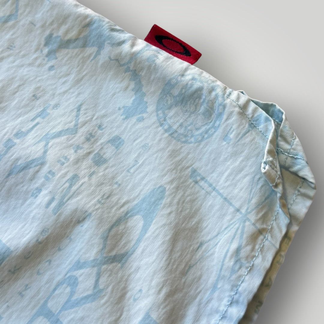 2000's Oakley Software Monogram Short Sleeve Shirt L