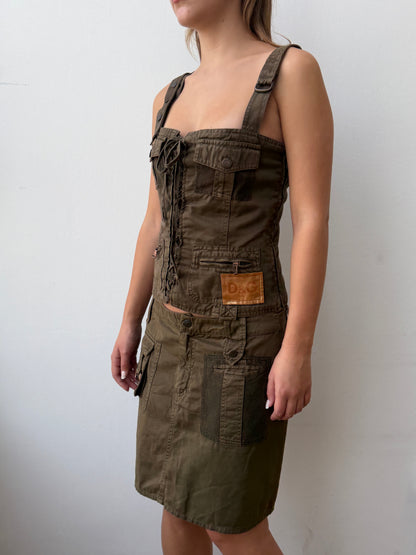 Dolce&Gabbana SS03 Technical Set | W42, Olive