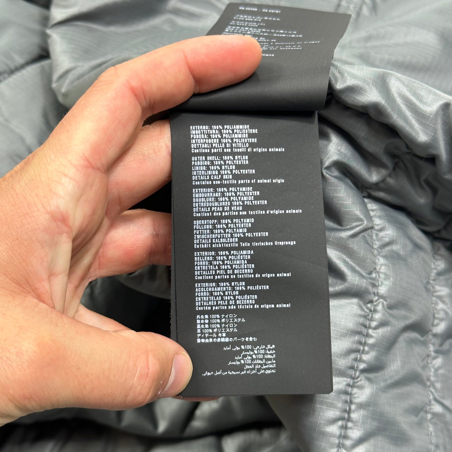 Prada Milano 2014 Ripstop Nylon Puffer Jacket - IT48 | Default Title, Grey